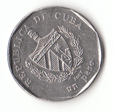  1 Peso Kuba 2007 (F782)   