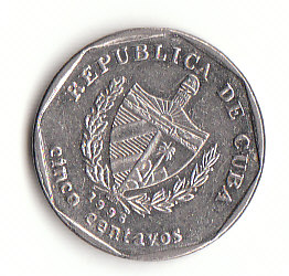  5 centavos Kuba 1996 (F799)   