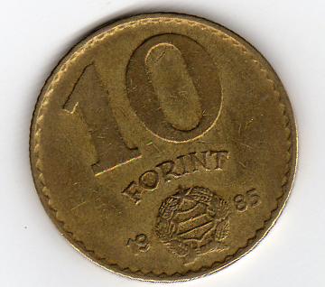  Ungarn 10 Forint 1985   