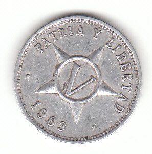  5 Centavo Kuba 1963 (F806)   