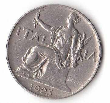  1 Lira Italien 1923 (F816)   