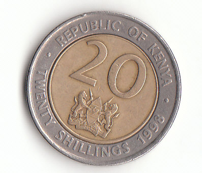  20 Schilling Kenia 1998 (F846)   