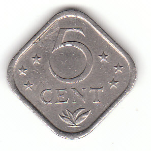  5 cent Niederländische Antillen 1981 (F125)   