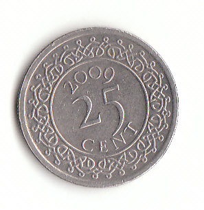  25 Cent Suriame 2009 (F869)   