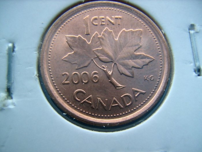 Kanada  1 cent 2006 bankfrisch