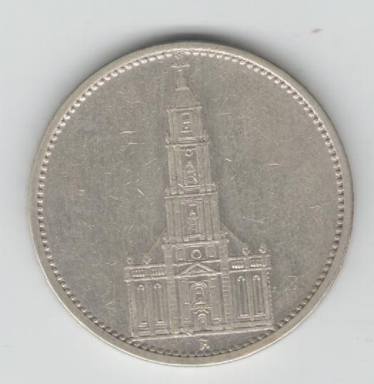 5 Mark Deutsches Reich 1935 A J357 (Silber)(k73)