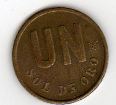  Peru 1 Sol de Oro 1981   