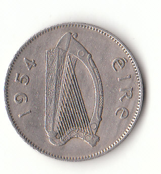  1 Scilling  Irland  1954 (G029)   