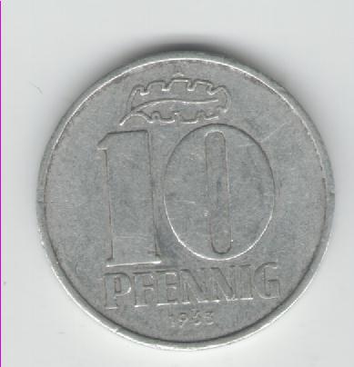  10 Pfennig DDR 1963 A(k86)   