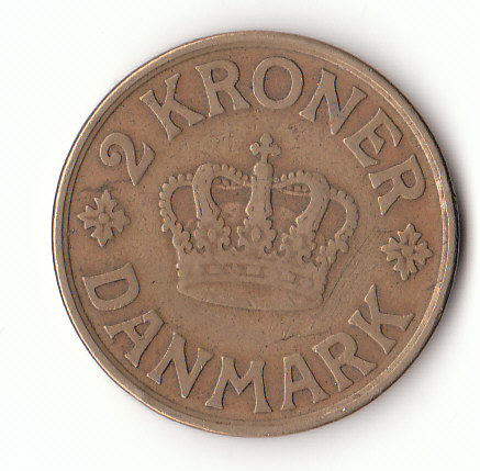  2 Kroner Dänemark 1925 (F852)   