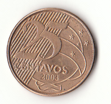  25 Centavos Brasilien 2003 (G083)   