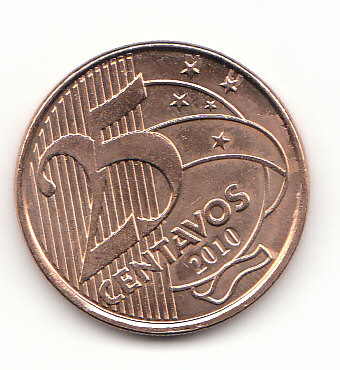  25 Centavos Brasilien 2010 (G084)   