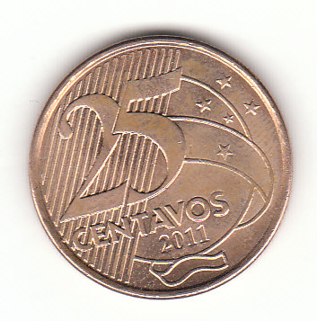25 Centavos Brasilien 2011 (G085)
