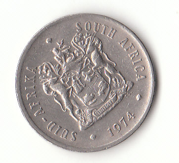 20 Cent Süd- Afrika 1974 (G106)