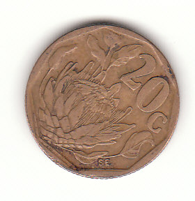  20 Cent Süd- Afrika 1994 (G114)   