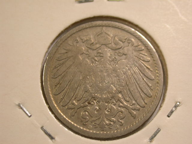  12048  KR   10 Pfennig  1891 D  in ss   