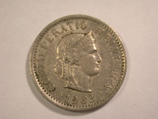 12048 Schweiz 5 Rappen 1963 in vz