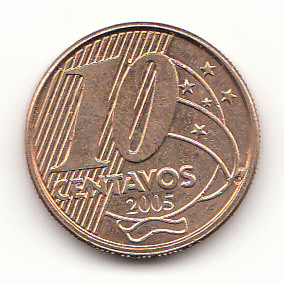  10 Centavos Brasilien 2005 (G130)   