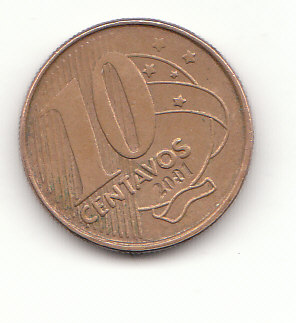  10 Centavos Brasilien 2001 (G131)   