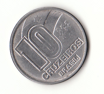  10 Cruzeiros Brasilien 1991 (G138))   