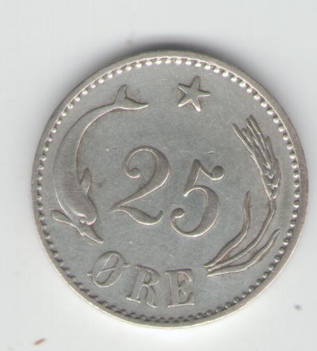  25 Öre Dänemark 1894(k101)   