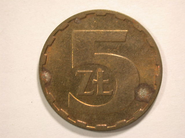 12050 Polen 5 Zloty 1984 in vz/vz-st