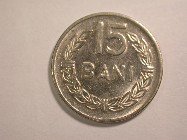 12052 Rumänien 15 Bani 1960 in vz/vz-st