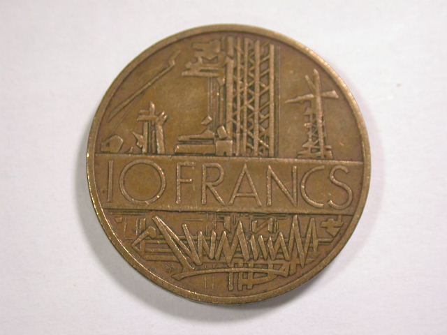  12052  Frankreich  10 Franc  1976 in vz/vz+   