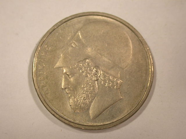 12054 Griechenland 20 Drachmen 1986 in vz-st/f.st