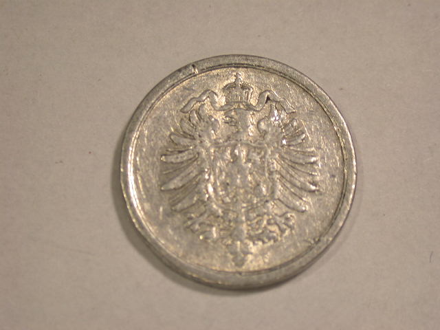  12055  KR  Ersatzmünze WW I  1 Pfennig  1917 F  in sehr schön+   