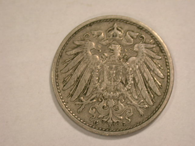  12055  KR  10 Pfennig  1907 G in ss/ss+   