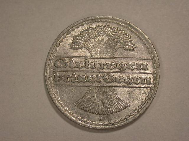  12055  Weimar   50 Pfennig  1920 A  in vz-st/f.st   