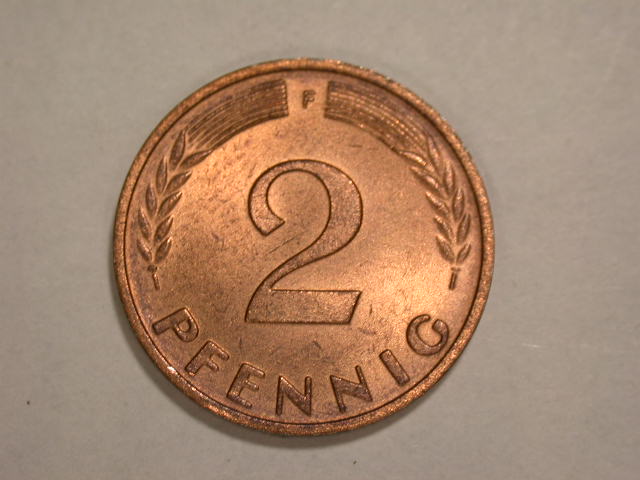  12055  BRD  2 Pfennig  1970 F  in  St-Fein   