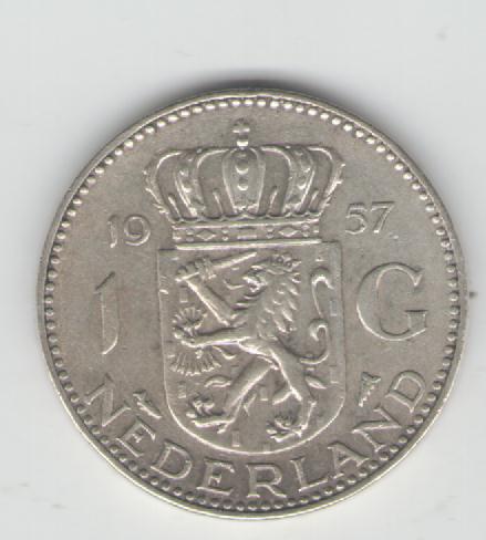  1 Gulden Niederlande 1957   