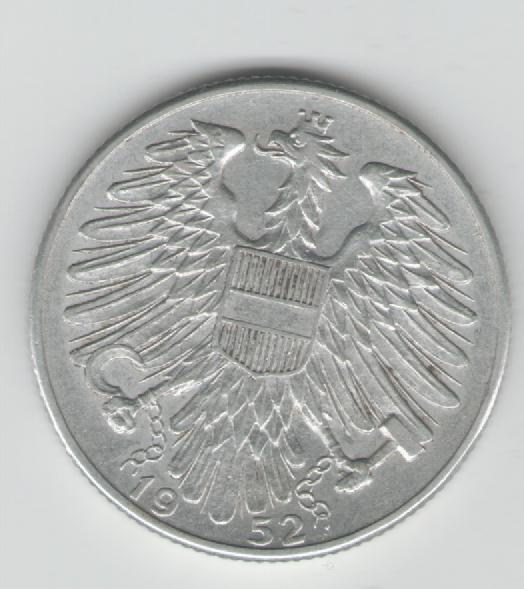  5 Schilling  Österreich 1952   