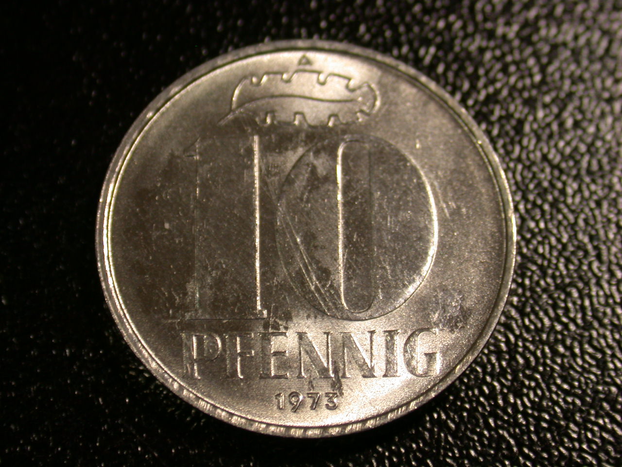 12045 DDR 10 Pfennig 1973 in vz-st/f.st