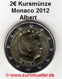 Monaco ...2 Euro Kursmünze...2012...unc.   