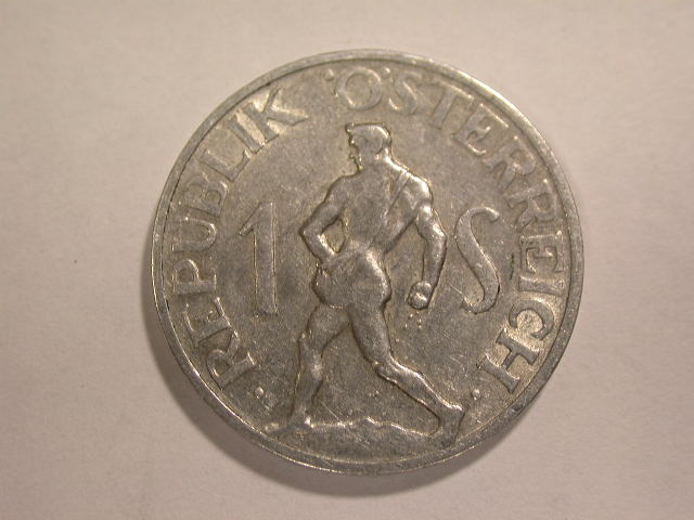 12056 Österreich 1 Schilling 1947 in f.vz/vz