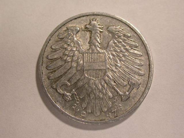 12056  Österreich 1 Schilling   1947  in f.vz/vz   