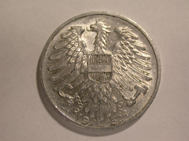  12056  Österreich 1 Schilling   1952  in vz-st   