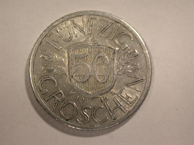  12056  Österreich  50 Groschen 1946 in vz   