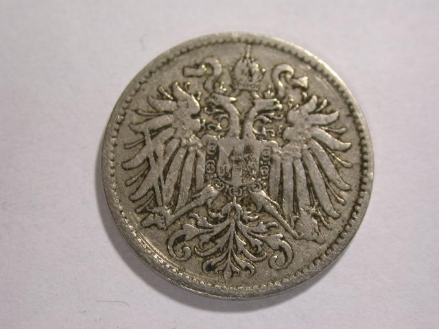  12056  Österreich    10 Heller  1893  in ss   