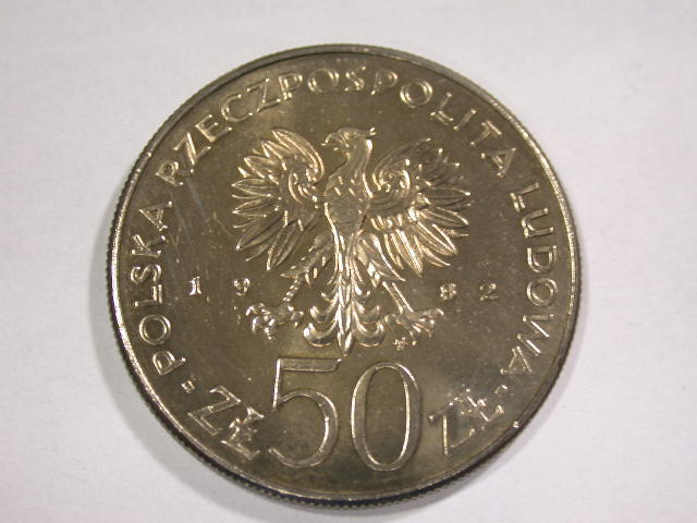  12057 Polen  50 Zloty  1982   in f.st/ST  Prachtexemplar   