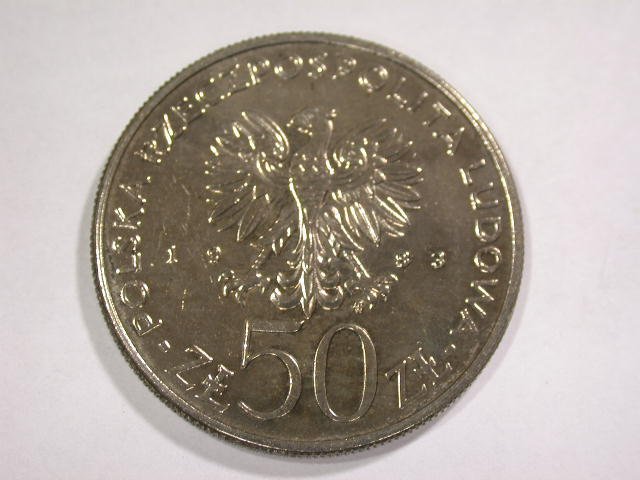  12057 Polen  50 Zloty  1983  R   in f.st/ST  Prachtexemplar   