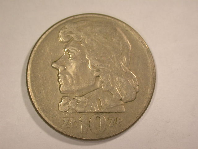 12057 Polen 10 Zloty 1960 in ss+