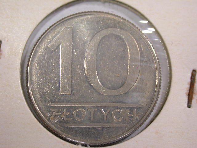  12057 Polen  10 Zloty   1988  in f.st/st   