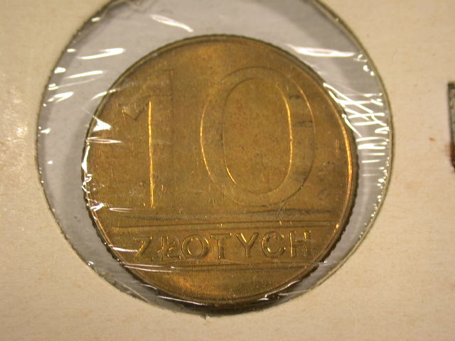 12057 Polen 10 Zloty 1990 in ST fein RR