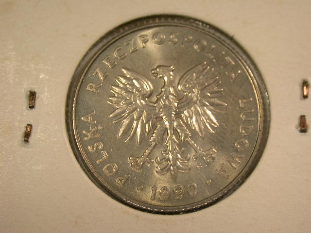  12057 Polen  20 Zloty   1990  in ST fein RRR   
