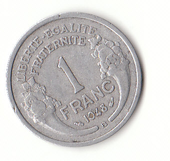 1 Francs Frankreich 1948 / B / (G218)