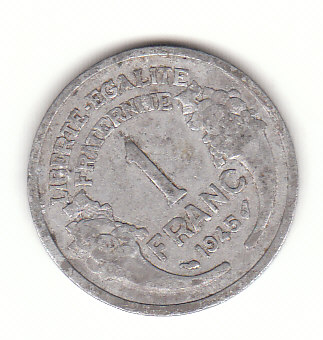  1 Francs Frankreich 1945 (G219)   